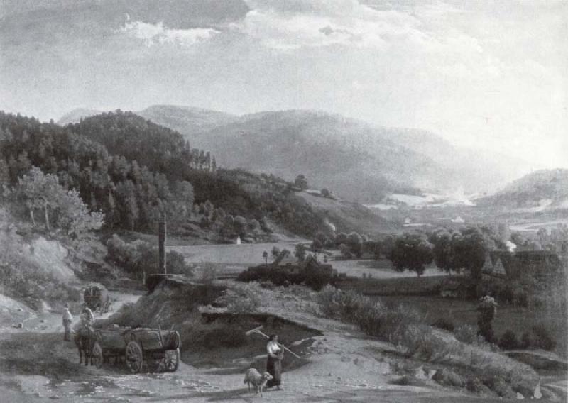 Johann Wilhelm Schirmer Landschaft Norge oil painting art